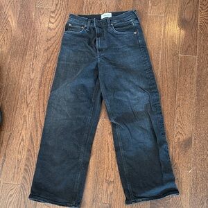 Agolde ren jeans Wide Jeans in Black - AGOLDE